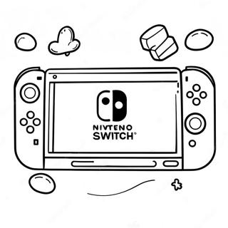 Nintendo Switch Na Pahina Ng Kulay 72413-16166