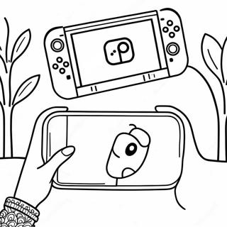 Nintendo Switch Na Pahina Ng Kulay 72413-16167