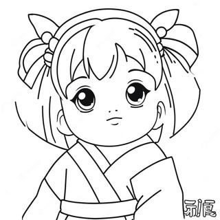 Cute Mitsuri Kanroji Pahina Ng Kulay 72854-16509