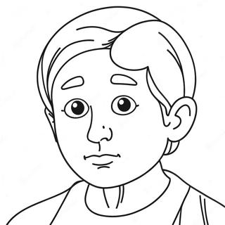 Malungkot Na Mukha Na Pahina Ng Kulay 73036-16655