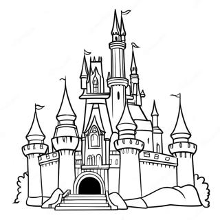 Pahina Ng Kulay Ng Disney Castle 73342-16885