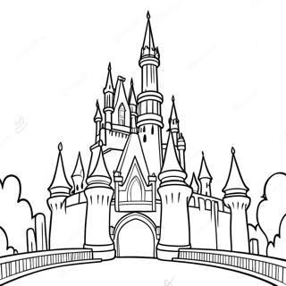 Pahina Ng Kulay Ng Disney Castle 73342-16888