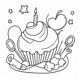 Makulay Na Pagdiriwang Ng Biyernes Pahina Ng Kulay 73498 17017