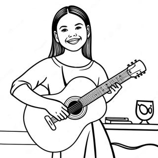 Pahina Ng Kulay Ni Olivia Rodrigo Na May Gitara 73702 17176
