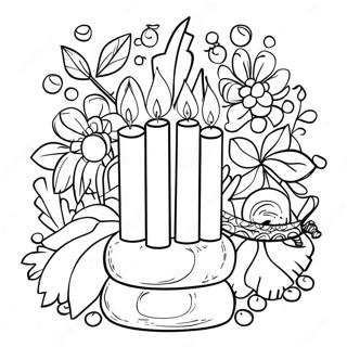 Pahina Ng Kulay Ng Kwanzaa 74622-17886