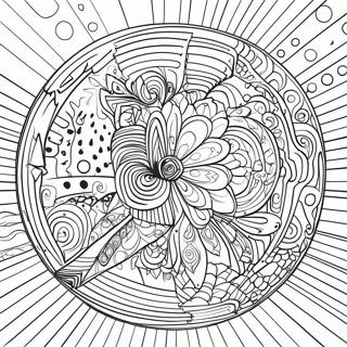 Pahina Ng Kulay Ng 3d Optical Illusion 74727 17976