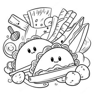 Pahina Ng Kulay Ng Taco Party Scene 74805-18041