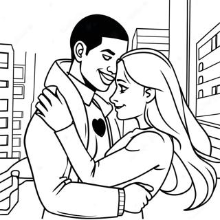 Miles Morales At Gwen Stacy Pahina Ng Kulay 7564-1138