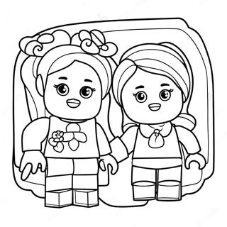 Makulay Na Lego Friends Adventure Pahina Ng Kulay 75858-18849