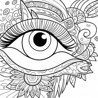 Mata Ng Pantasyang Nilalang Pahina Ng Kulay 75965-18944