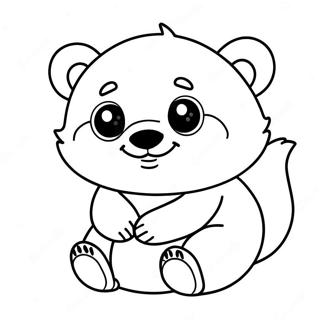 Cute Na Panda Ng Turning Red Na Pahina Ng Kulay 76167-19090