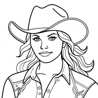 Pahina Ng Kulay Ng Cowgirl 76319-19206