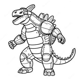 Pahina Ng Kulay Ng Mechagodzilla Na Umaatungal 76424 19298