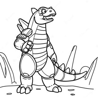 Pahina Ng Kulay Ng Mechagodzilla Na Umaatungal 76424 19300