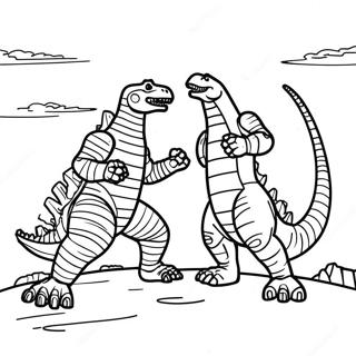 Mechagodzilla Coloring Pages