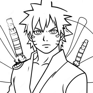 Pahina Ng Kulay Ng Sasuke Sa Sage Mode 76577 19422