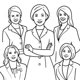 Pahina Ng Kulay Ng Mga Makapangyarihang Lider Ng Kababaihan 76703-19511