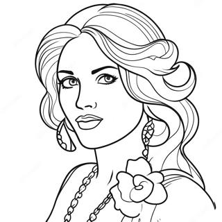 Pahina Ng Kulay Ng Mga Kilalang Babaeng Tauhan 76705-19519