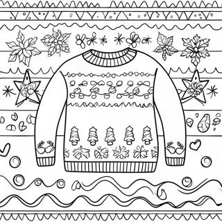 Pahina Ng Kulay Ng Paskong Pangit Na Sweater 77889-20418