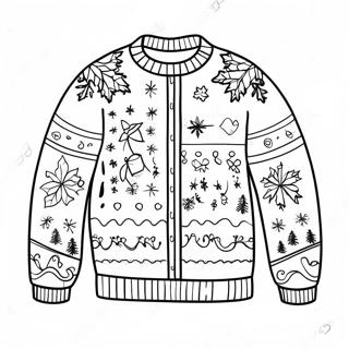 Pahina Ng Kulay Ng Paskong Pangit Na Sweater 77889-20419