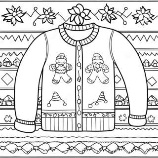 Pahina Ng Kulay Ng Paskong Pangit Na Sweater 77889-20420