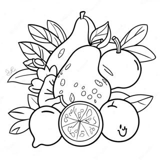 Masiglang Pahina Ng Kulay Ng Prutas Sa Espanyol 77993-20504