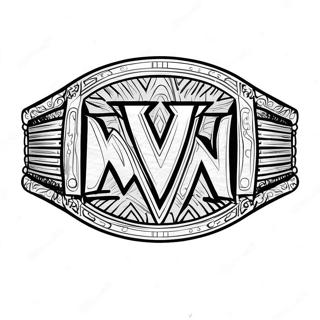 Makulay Na Pahina Ng Kulay Ng Championship Belt Ng Wwe 78017-20516