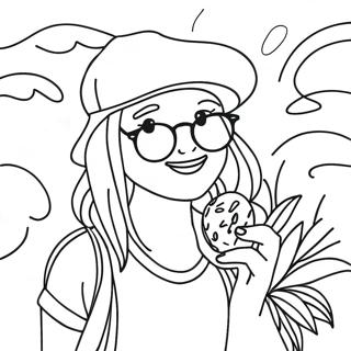 Chill Stoner Vibes Pahina Ng Kulay 78274 20711