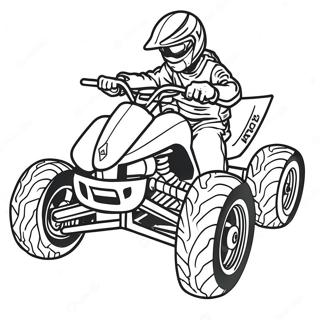 Mabilis Na Four Wheeler Racing Pahina Ng Kulay 78326-20749