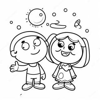 Cosmo At Wanda Mahikang Pakikipagsapalaran Pahina Ng Kulay 78378-20793