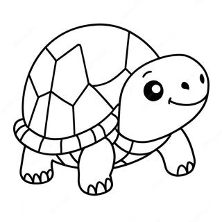 Cute Na Sanggol Na Pagong Na Pahina Ng Kulay 7844-1942
