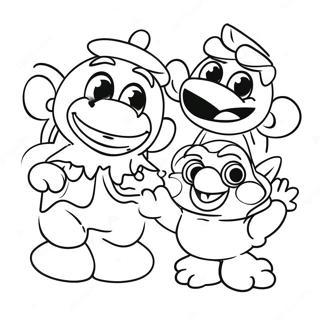 Mapangahas Na Muppet Babies Pahina Ng Kulay 78894-21190