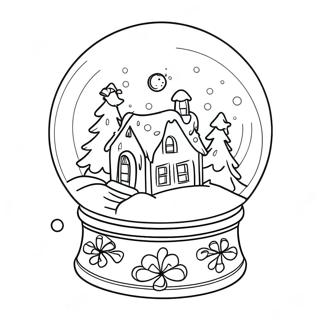 Pahina Ng Kulay Ng Snowglobe Winter Wonderland 78944-21226