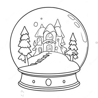 Pahina Ng Kulay Ng Snowglobe Winter Wonderland 78944-21227