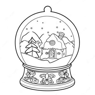 Pahina Ng Kulay Ng Snowglobe Winter Wonderland 78944-21228