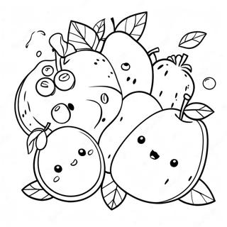 Kaakit Akit Na Prutas Pahina Ng Kulay 79641-21771