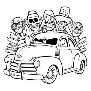 Pagdiriwang Ng Kultura Ng Chicano Na Pahina Ng Kulay 80338-22303