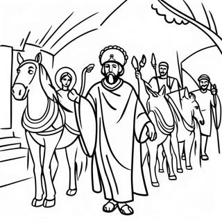 Pahina Ng Kulay Ng Prosisyon Ng Palm Sunday 80364 22327