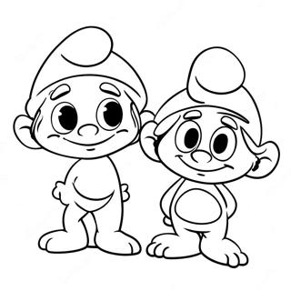 Pahina Ng Kulay Ng Mga Smurf 80591-22494