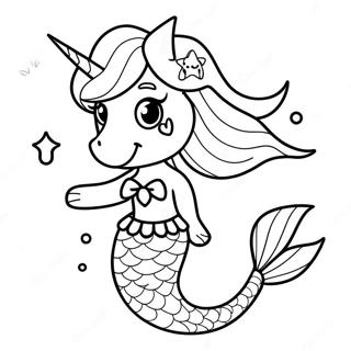 Pahina Ng Kulay Ng Mermaid Unicorn 81542-23235