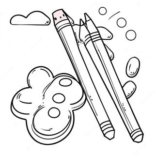 Pahina Ng Kulay Ng Fun Pencil At Eraser 81570 23262