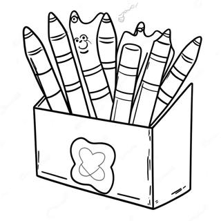 Pahina Ng Kulay Ng Whimsical Crayon Box 81571 23265