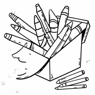 Pahina Ng Kulay Ng Whimsical Crayon Box 81571 23266