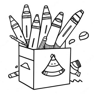 Pahina Ng Kulay Ng Whimsical Crayon Box 81571 23267