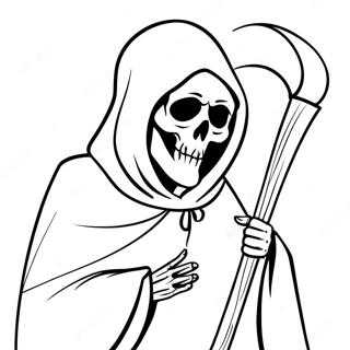 Palakaibigang Grim Reaper Na Pahina Ng Kulay 81856-23490