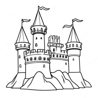 Pahina Ng Kulay Ng Medieval Na Kastilyo 82033 23615