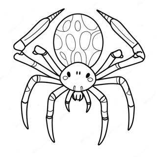 Pahina Ng Kulay Ng Halloween Spider 82161-23716