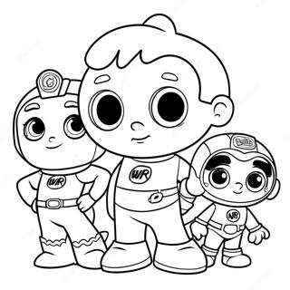 Pahina Ng Kulay Na Super Why At Mga Kaibigan 82367-23906