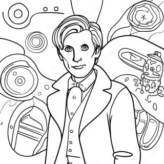 Mapangahas Na Pahina Ng Kulay Ni Dr Who 82700-24168