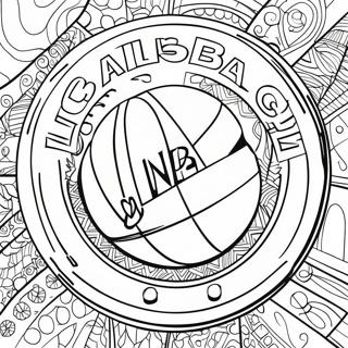 Nba Logo Na Pahina Ng Kulay 83036-24422